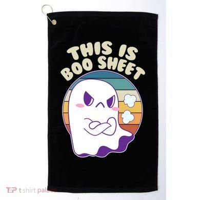 Funny Halloween This Is Boo Sheet Cute Ghost Golf Towel