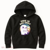 Funny Halloween This Is Boo Sheet Cute Ghost Kids Hoodie thumb 0