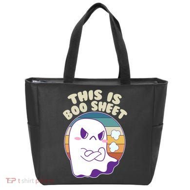 Funny Halloween This Is Boo Sheet Cute Ghost Tote Bag