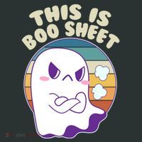 Funny Halloween This Is Boo Sheet Cute Ghost Infant Baby Jersey Bodysuit thumb 2