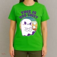 Funny Halloween This Is Boo Sheet Cute Ghost T-Shirt thumb 4