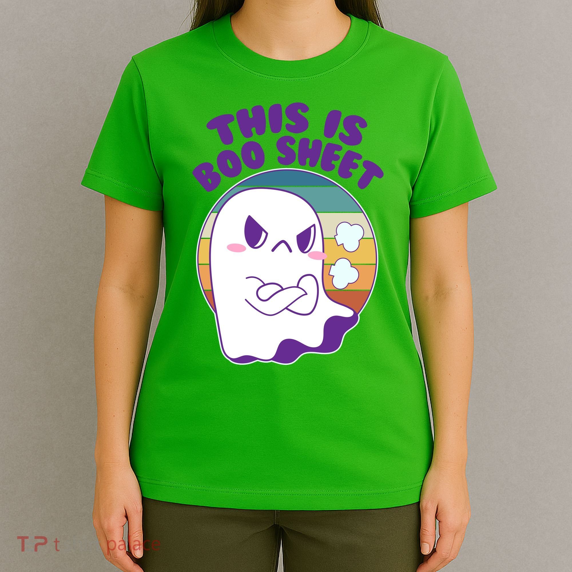Funny Halloween This Is Boo Sheet Cute Ghost T-Shirt