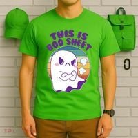 Funny Halloween This Is Boo Sheet Cute Ghost T-Shirt thumb 6