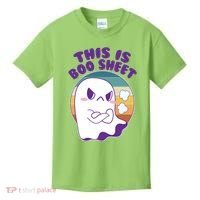Funny Halloween This Is Boo Sheet Cute Ghost Kids T-Shirt thumb 0