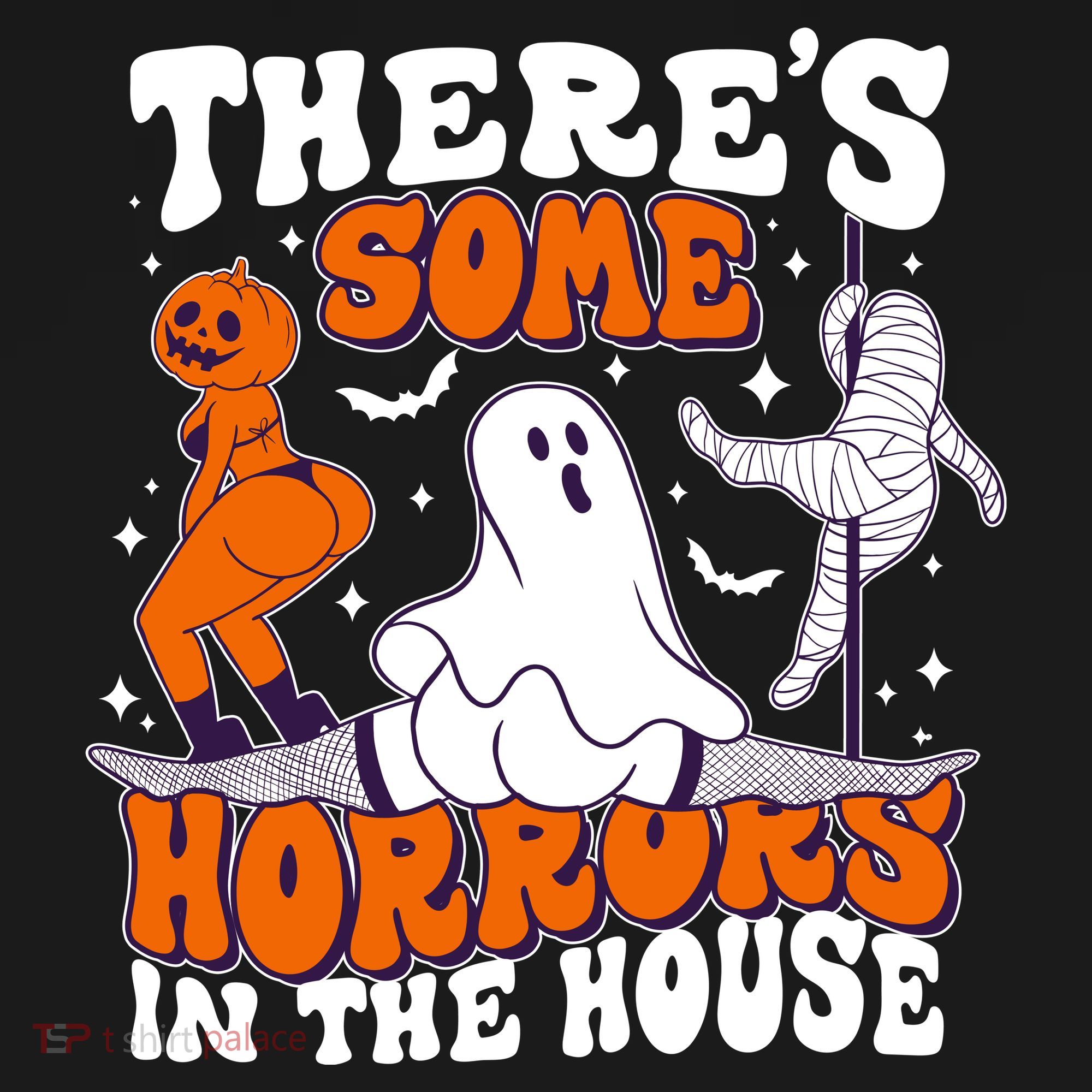 Funny Halloween Theres Some Horrors In The House Tote Bag