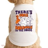 Funny Halloween Theres Some Horrors In The House Doggie Tank thumb 0