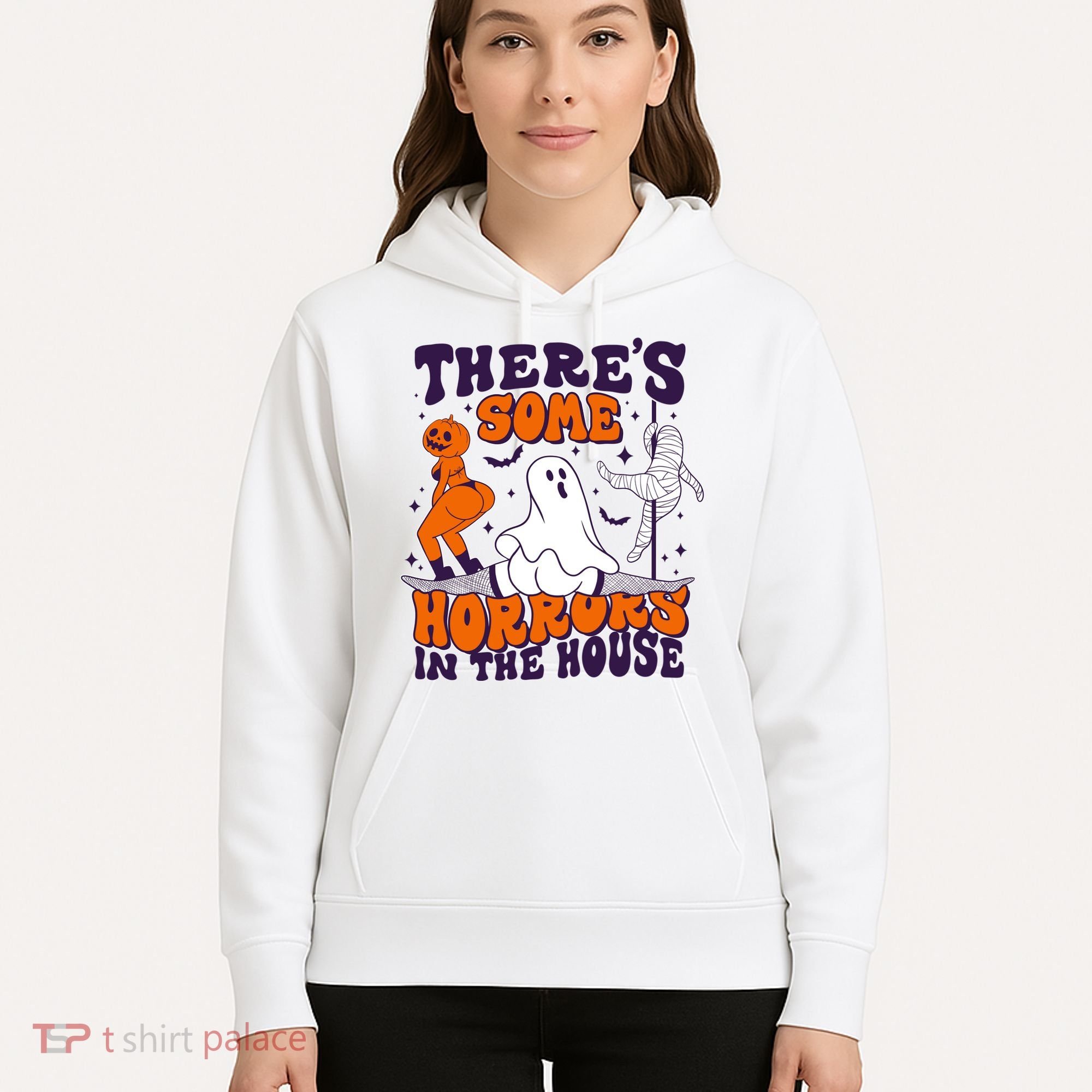 Funny Halloween Theres Some Horrors In The House Hoodie