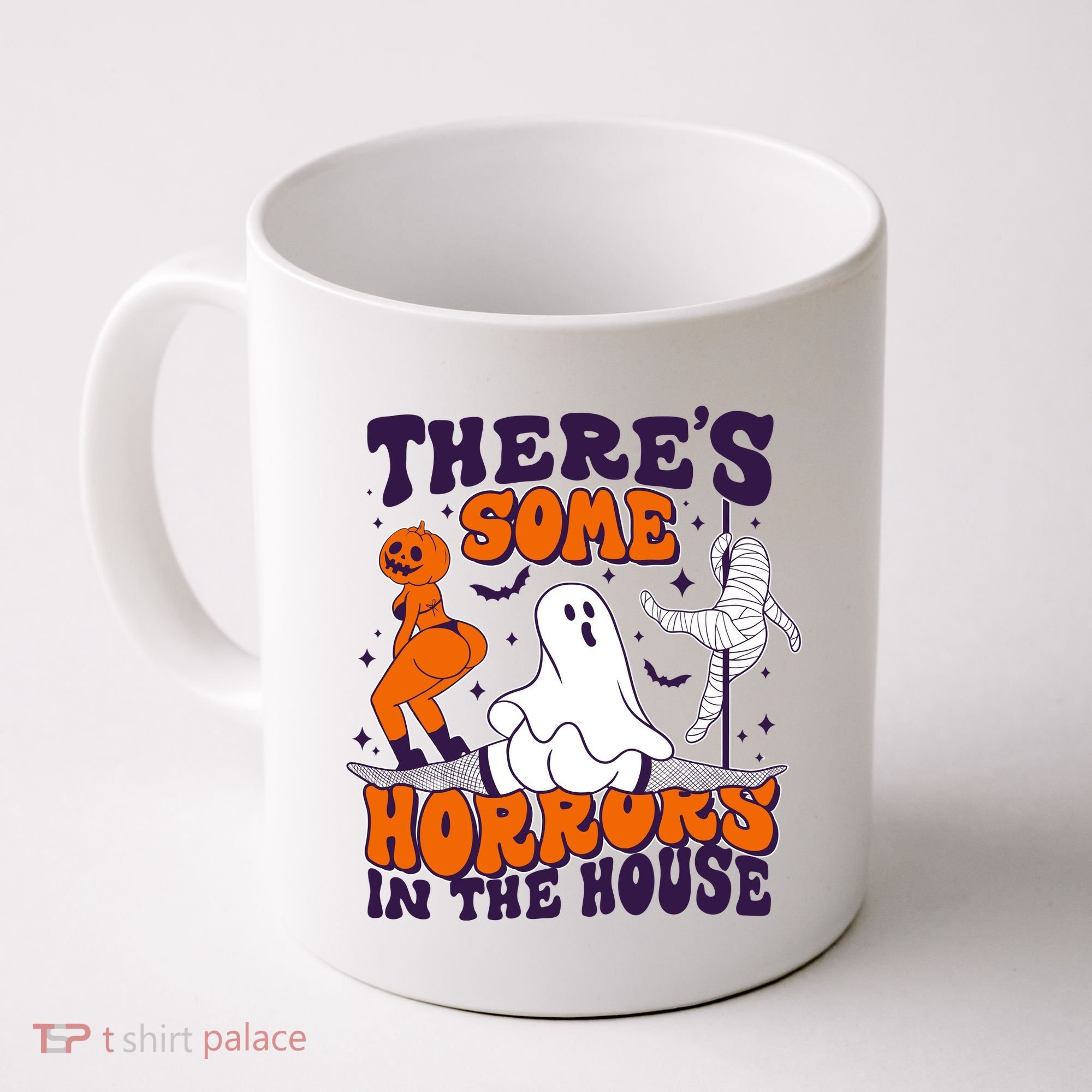 Funny Halloween Theres Some Horrors In The House Coffee Mug