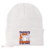 Funny Halloween Theres Some Horrors In The House Beanie thumb 0