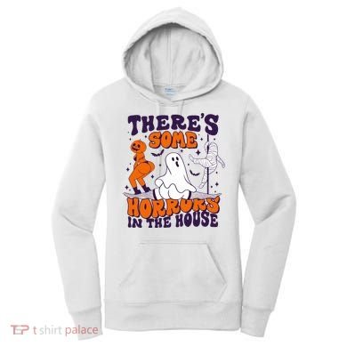 Funny Halloween Theres Some Horrors In The House Women's Hoodie