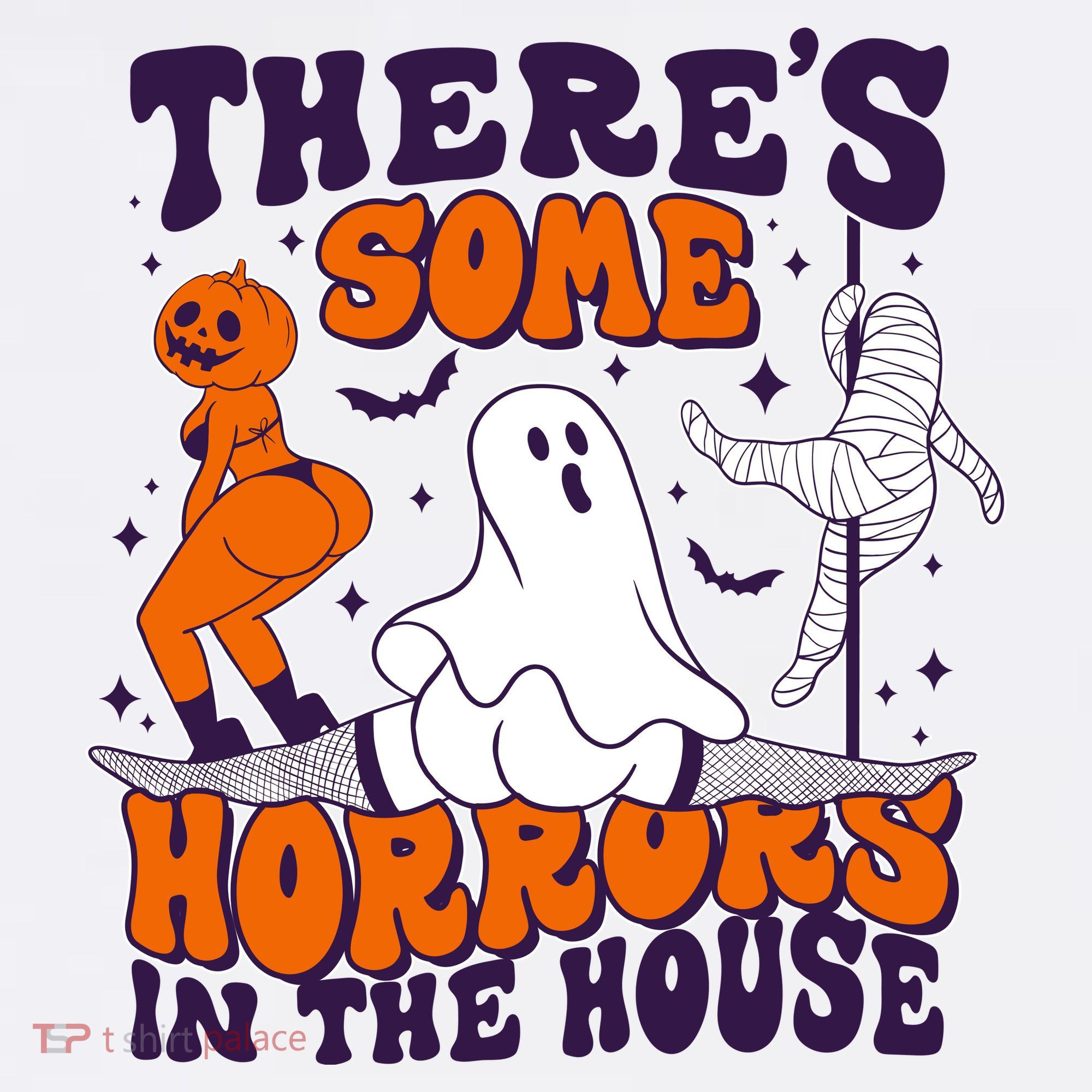 Funny Halloween Theres Some Horrors In The House Mousepad