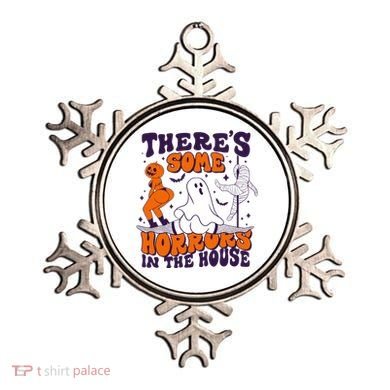 Funny Halloween Theres Some Horrors In The House Ornament
