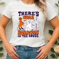 Funny Halloween Theres Some Horrors In The House Women's T-Shirt thumb 2