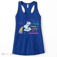 Fabulous Happy Unicorn Farting Rainbow Gift Women's Tank Top thumb 0