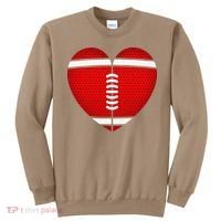 Football Heart Valentine's Day Fors Sweatshirt thumb 0