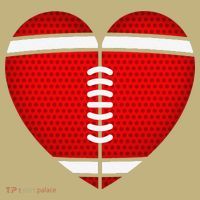 Football Heart Valentine's Day Fors Sweatshirt thumb 2