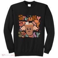 Funny Halloween Vibes Retro Spooky Ghost Boo Spooky Season Gift Sweatshirt thumb 0