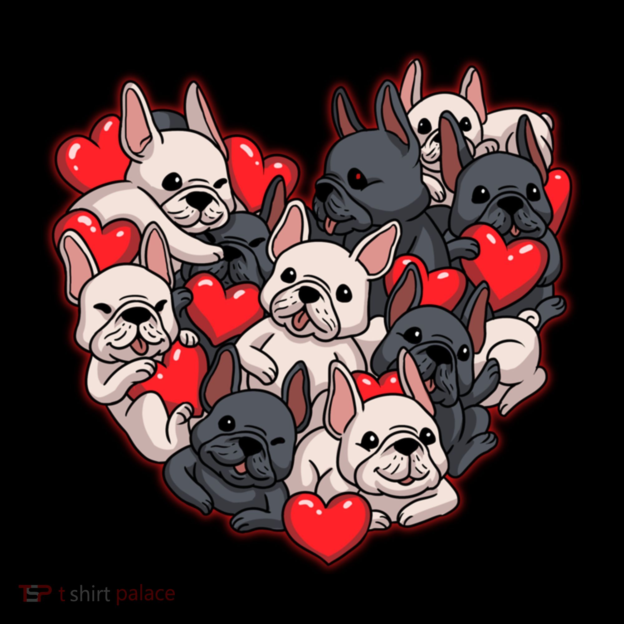 Frenchie Heart Valentines Great Gift Love French Bulldog Gift Meaningful Gift Coffee Mug
