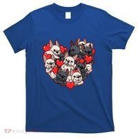 Frenchie Heart Valentines Great Gift Love French Bulldog Gift Meaningful Gift T-Shirt thumb 0