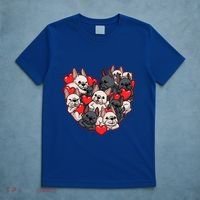 Frenchie Heart Valentines Great Gift Love French Bulldog Gift Meaningful Gift T-Shirt thumb 5