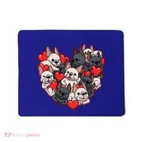Frenchie Heart Valentines Great Gift Love French Bulldog Gift Meaningful Gift Mousepad thumb 0