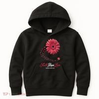 Falth Hope World AIDS Day Awareness Daisy Flower Ribbon Kids Hoodie thumb 0