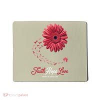 Falth Hope World AIDS Day Awareness Daisy Flower Ribbon Mousepad thumb 0