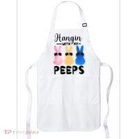 Funny Hangin With My Peeps Easter Bunny Chillin With Peeps Gift Apron thumb 0