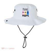 Funny Hangin With My Peeps Easter Bunny Chillin With Peeps Gift Bucket Hat thumb 0