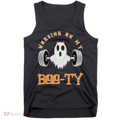 Funny Halloween Workout Gym Working On My Boo Ty Ghost Tank Top