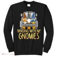 Funny Hanging With My Gnomies Halloween Gnome Sweatshirt thumb 0