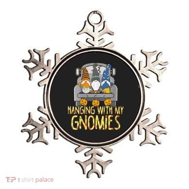 Funny Hanging With My Gnomies Halloween Gnome Ornament
