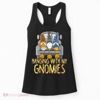 Funny Hanging With My Gnomies Halloween Gnome Women's Tank Top thumb 0