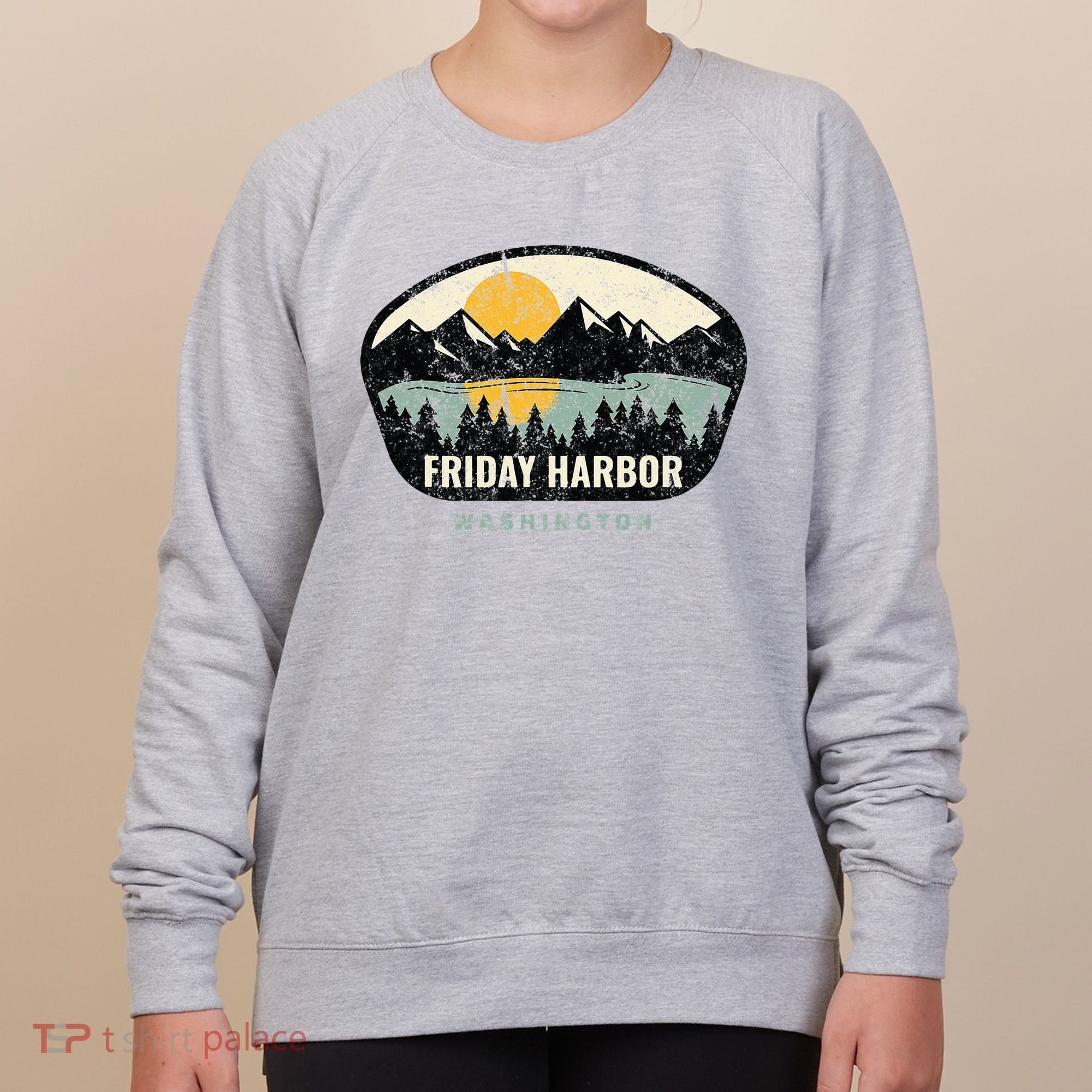 Friday Harbor Washington Outdoors San Juan Vacation Women's Sweatshirt