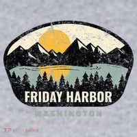 Friday Harbor Washington Outdoors San Juan Vacation Women's Sweatshirt thumb 2