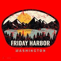 Friday Harbor Washington Outdoors San Juan Vacation Santa Hat thumb 1
