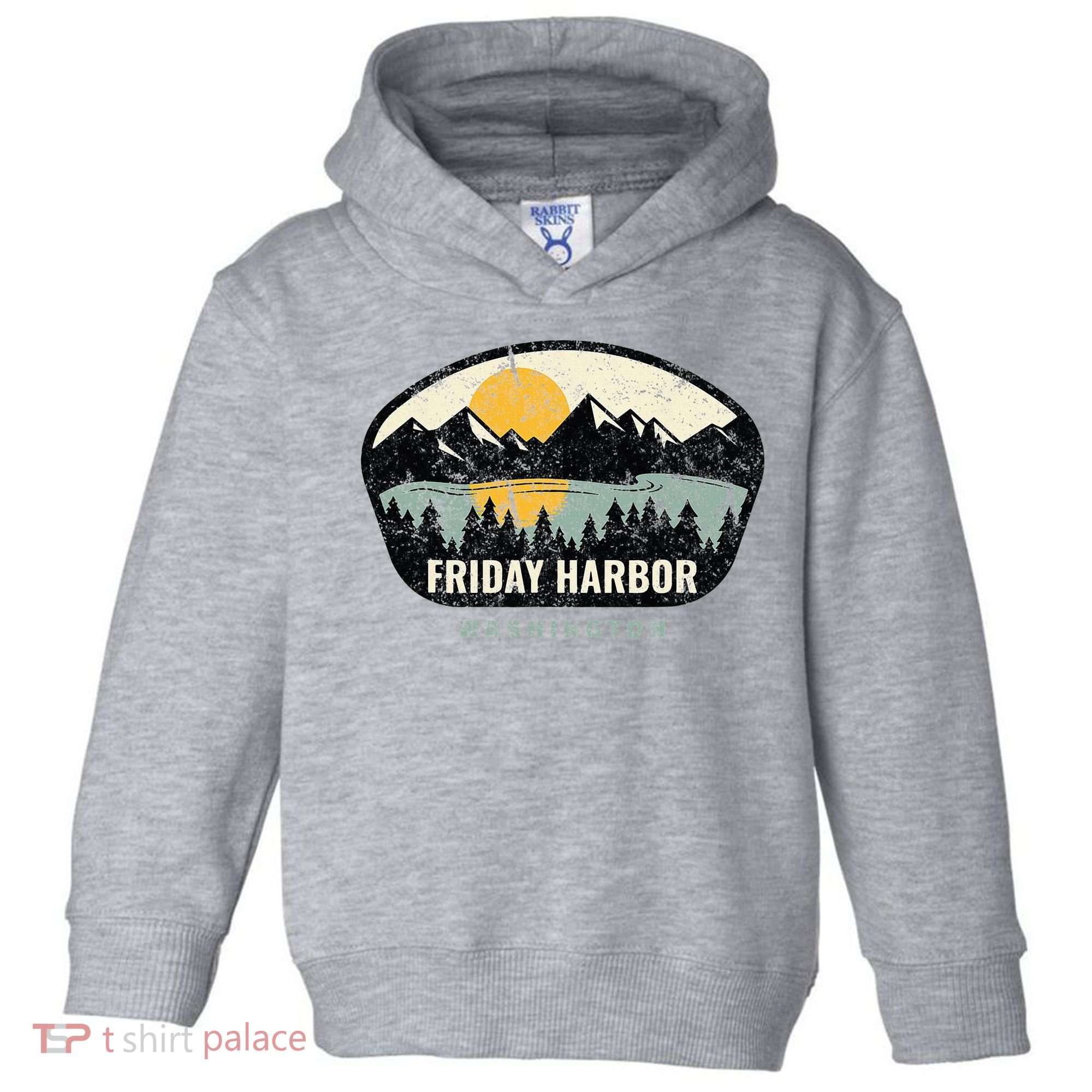 Friday Harbor Washington Outdoors San Juan Vacation Toddler Hoodie