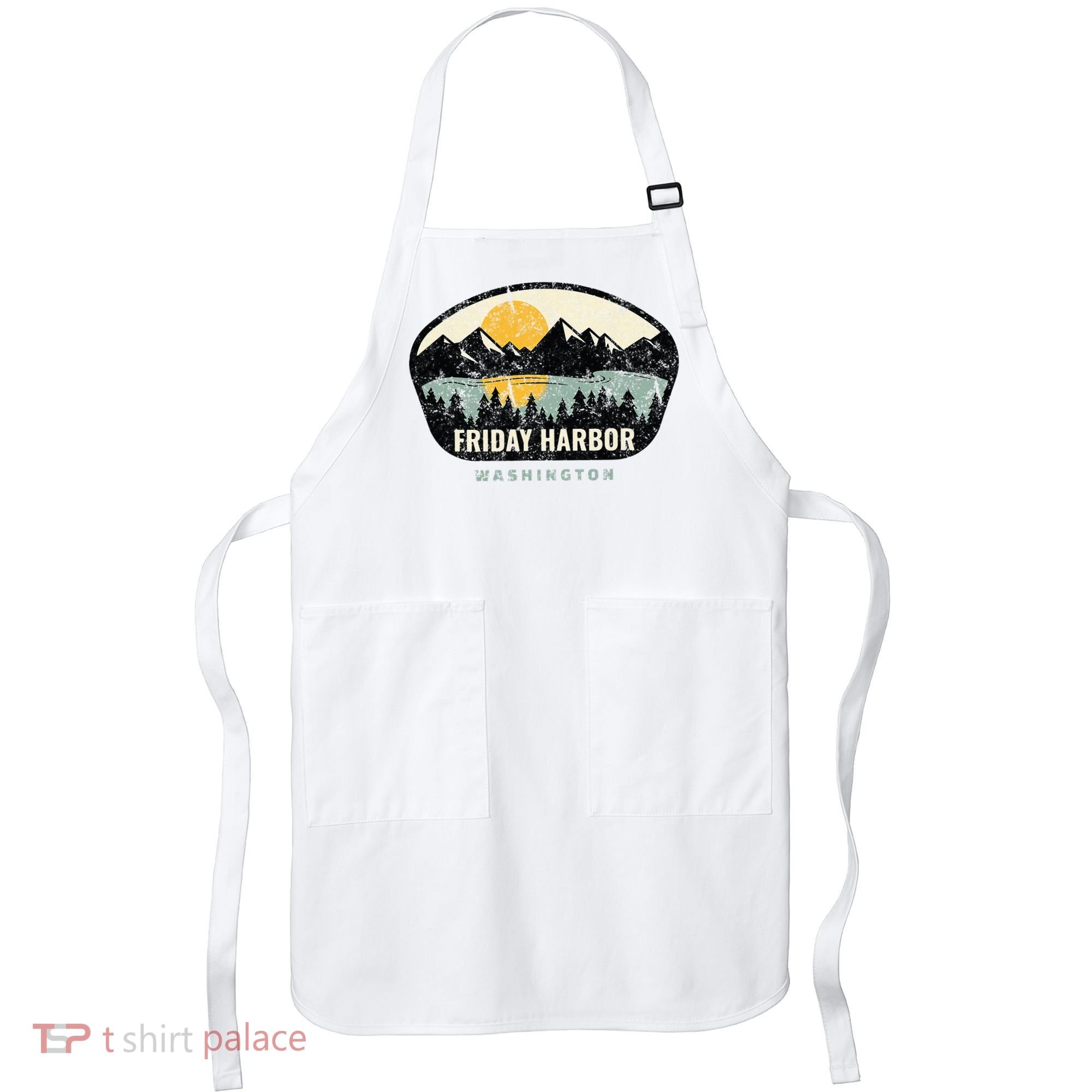 Friday Harbor Washington Outdoors San Juan Vacation Apron