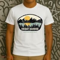 Friday Harbor Washington Outdoors San Juan Vacation T-Shirt thumb 3