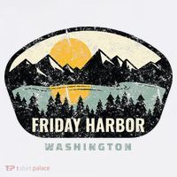 Friday Harbor Washington Outdoors San Juan Vacation Button thumb 1