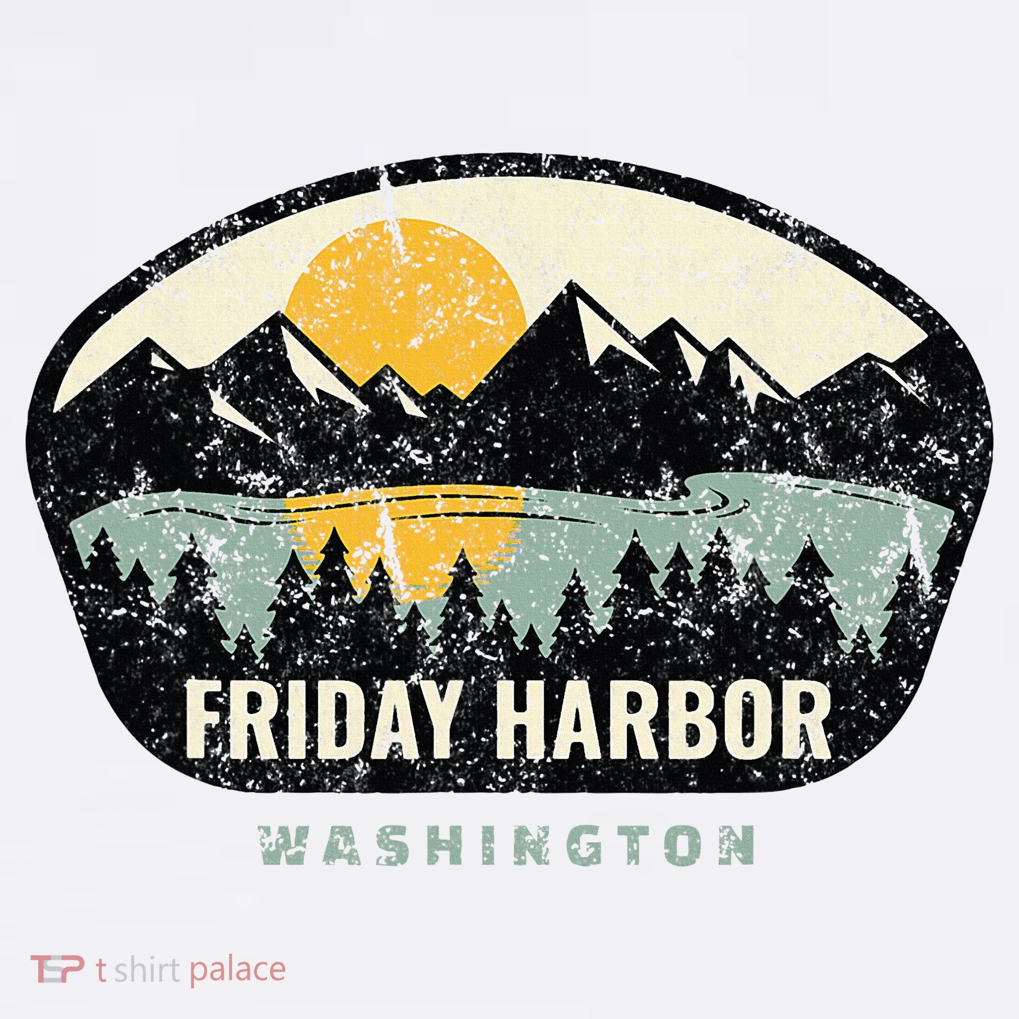 Friday Harbor Washington Outdoors San Juan Vacation Bucket Hat