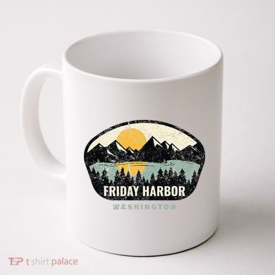 Friday Harbor Washington Outdoors San Juan Vacation Coffee Mug
