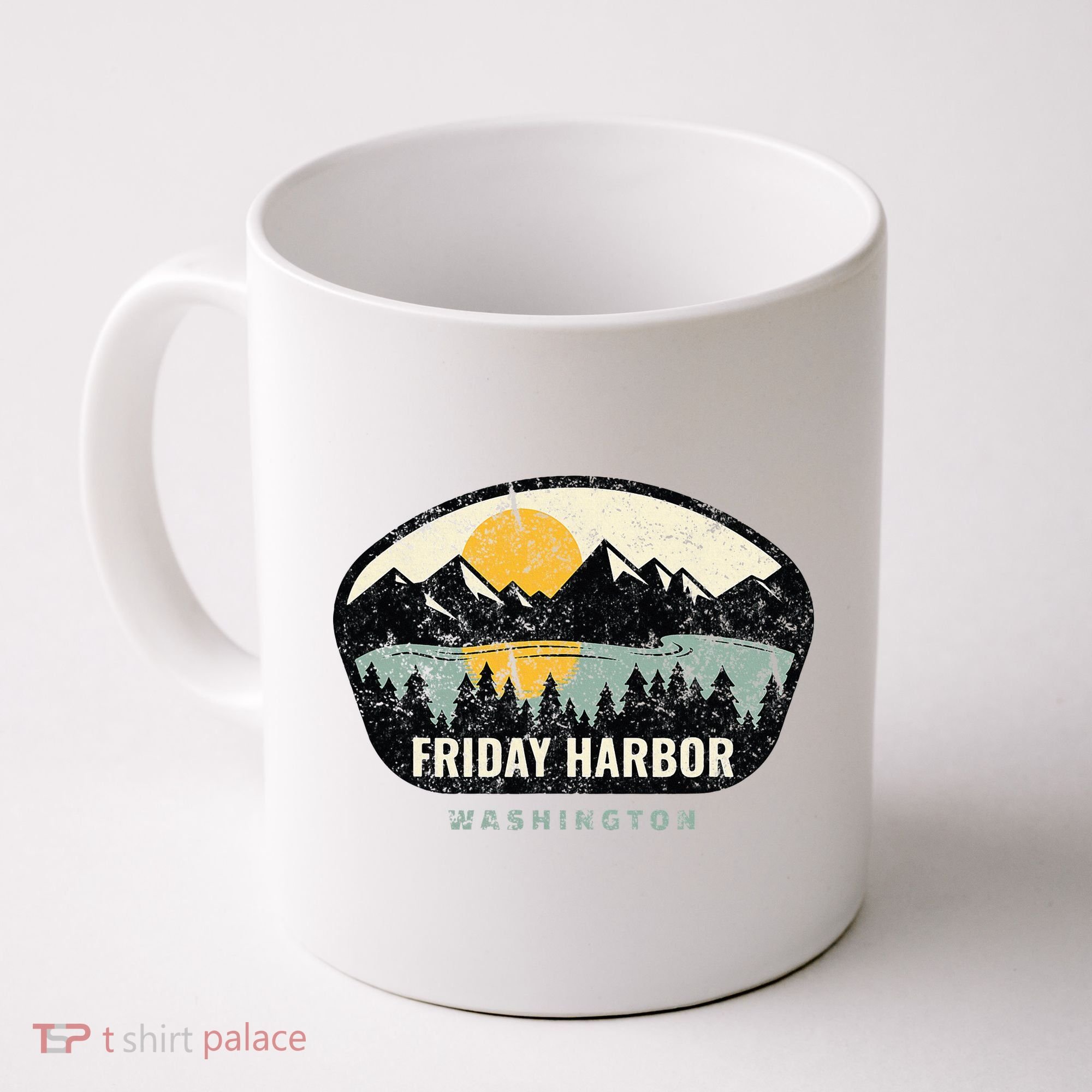 Friday Harbor Washington Outdoors San Juan Vacation Coffee Mug