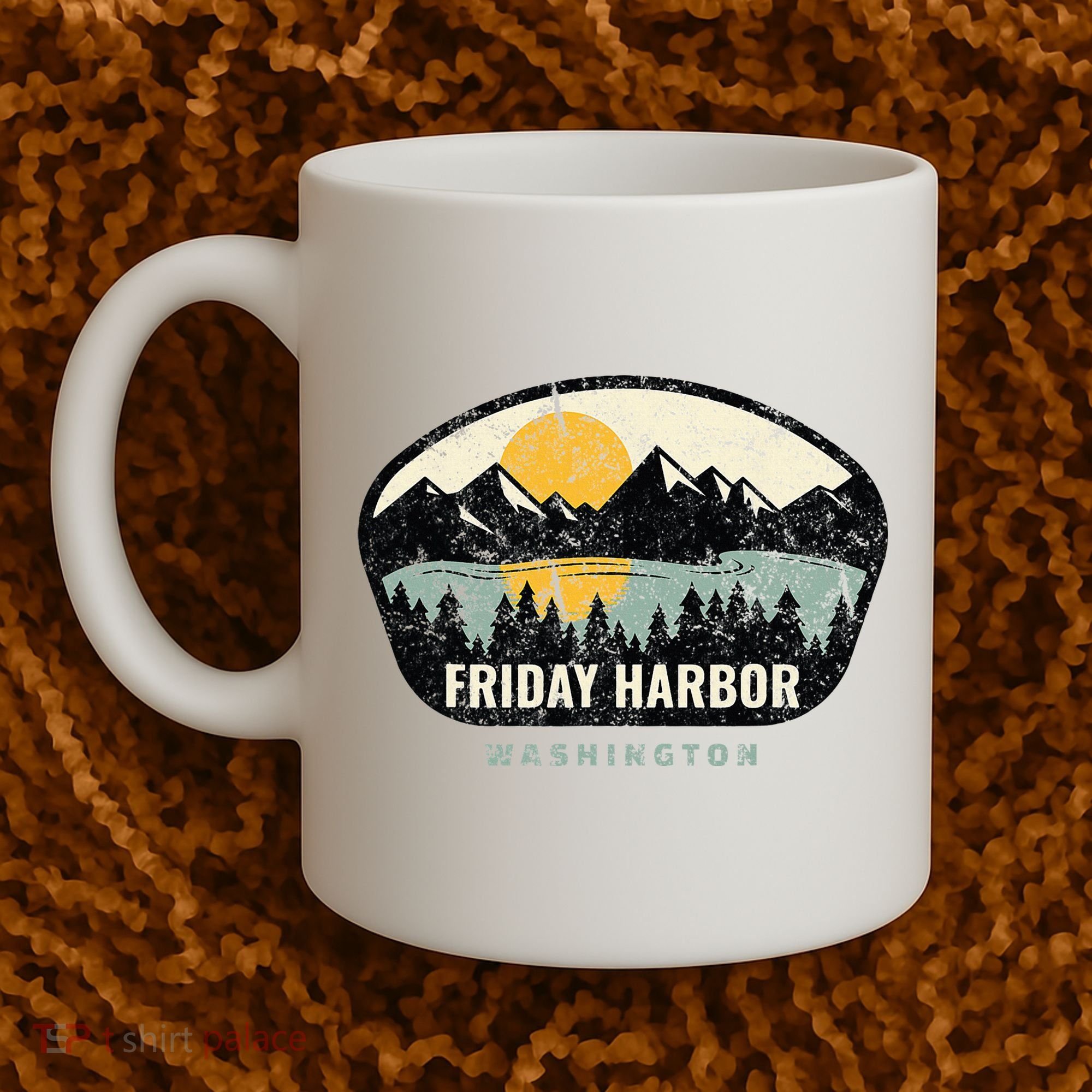 Friday Harbor Washington Outdoors San Juan Vacation Coffee Mug