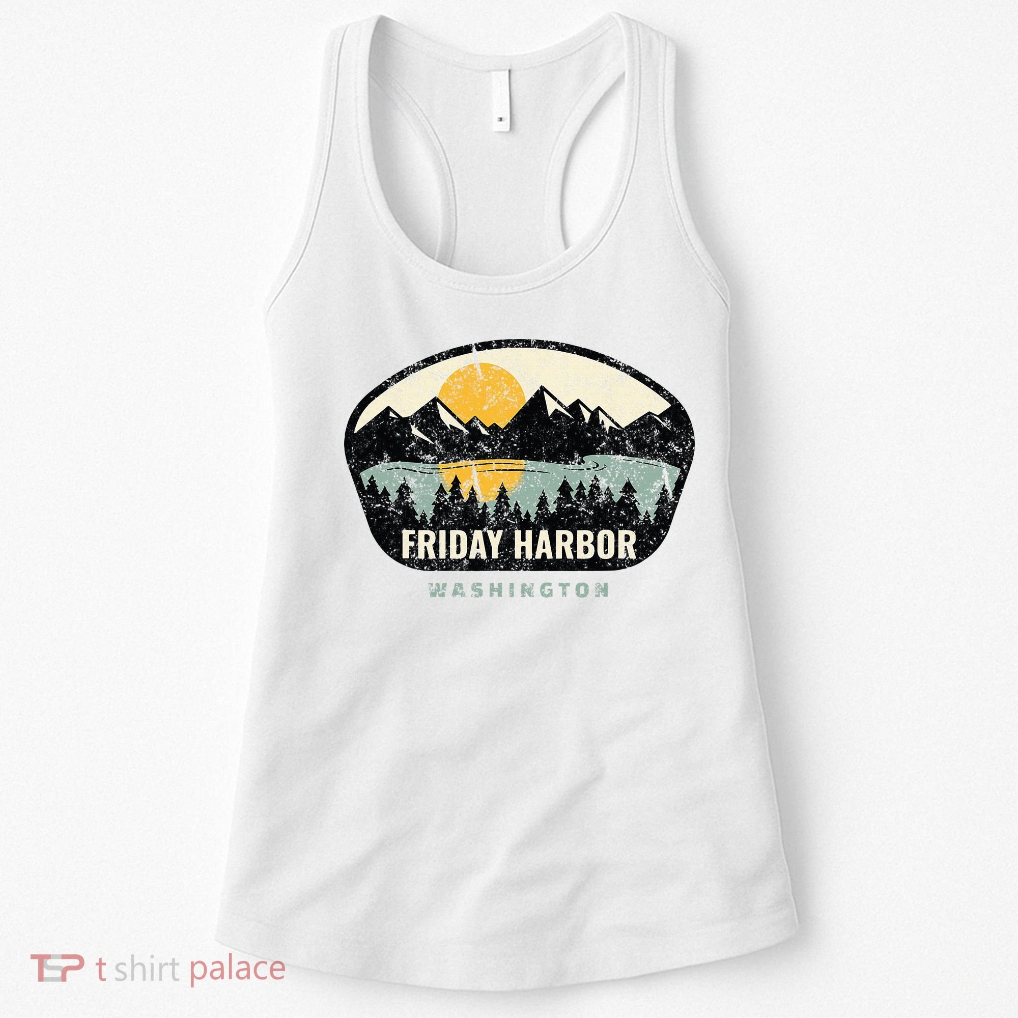 Friday Harbor Washington Outdoors San Juan Vacation Women's Tank Top