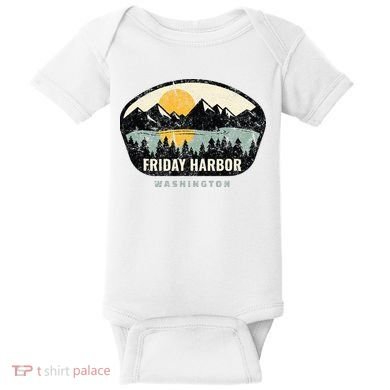 Friday Harbor Washington Outdoors San Juan Vacation Baby Bodysuit
