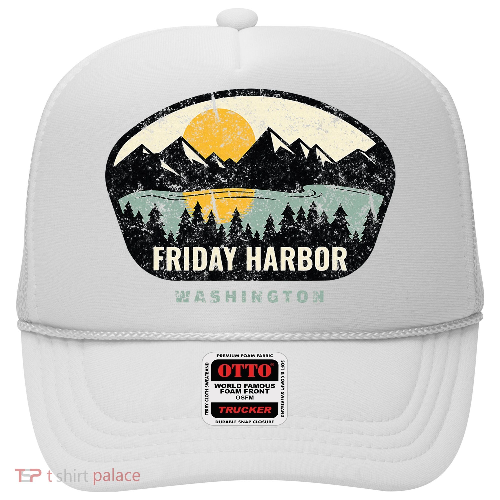 Friday Harbor Washington Outdoors San Juan Vacation Hat
