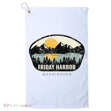 Friday Harbor Washington Outdoors San Juan Vacation Golf Towel
