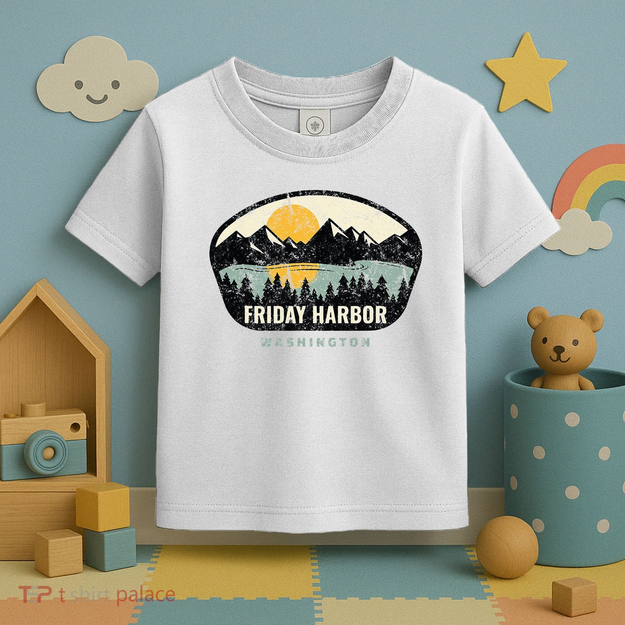 Friday Harbor Washington Outdoors San Juan Vacation Toddler T-Shirt