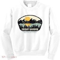 Friday Harbor Washington Outdoors San Juan Vacation Kids Sweatshirt thumb 0